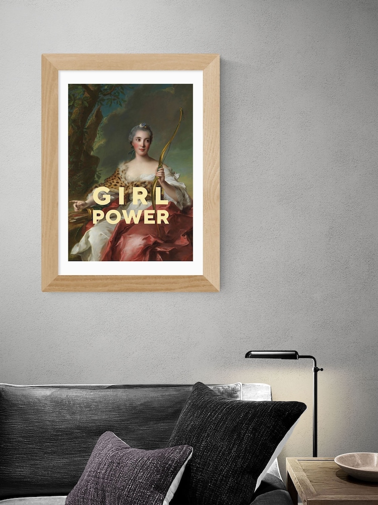 East End Prints Oak Girl Power by Oh Fine! Art - Image 1 of 3