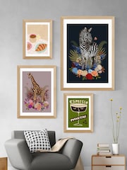 East End Prints Oak Coffee and Croissant Beige Blush by Kartika Paramita - Image 3 of 3