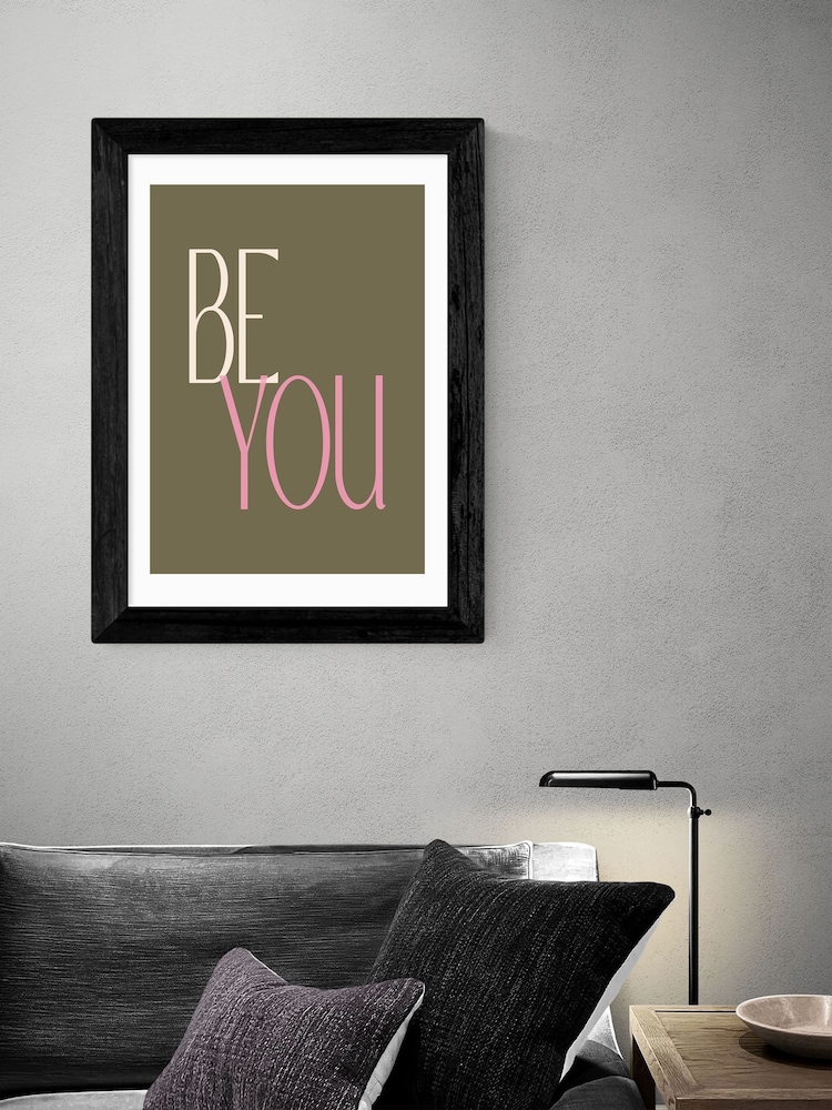 East End Prints Black Be You by Apricot+Birch - Image 1 of 3