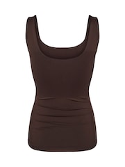 Mamalicious Brown Seamless Maternity Top and Leggings Set - Image 7 of 9