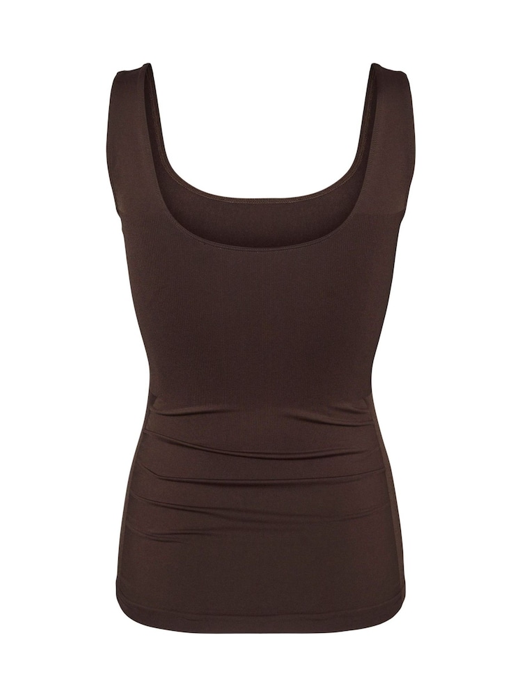 Mamalicious Brown Seamless Maternity Top and Leggings Set - Image 7 of 9