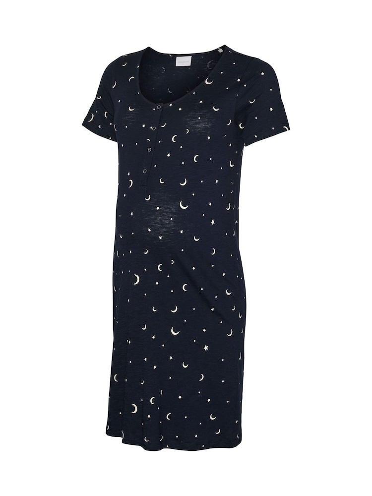 Mamalicious Maternity Mânecă scurtă Star Imprimeu Nursing Nightie - Image 7 of 7