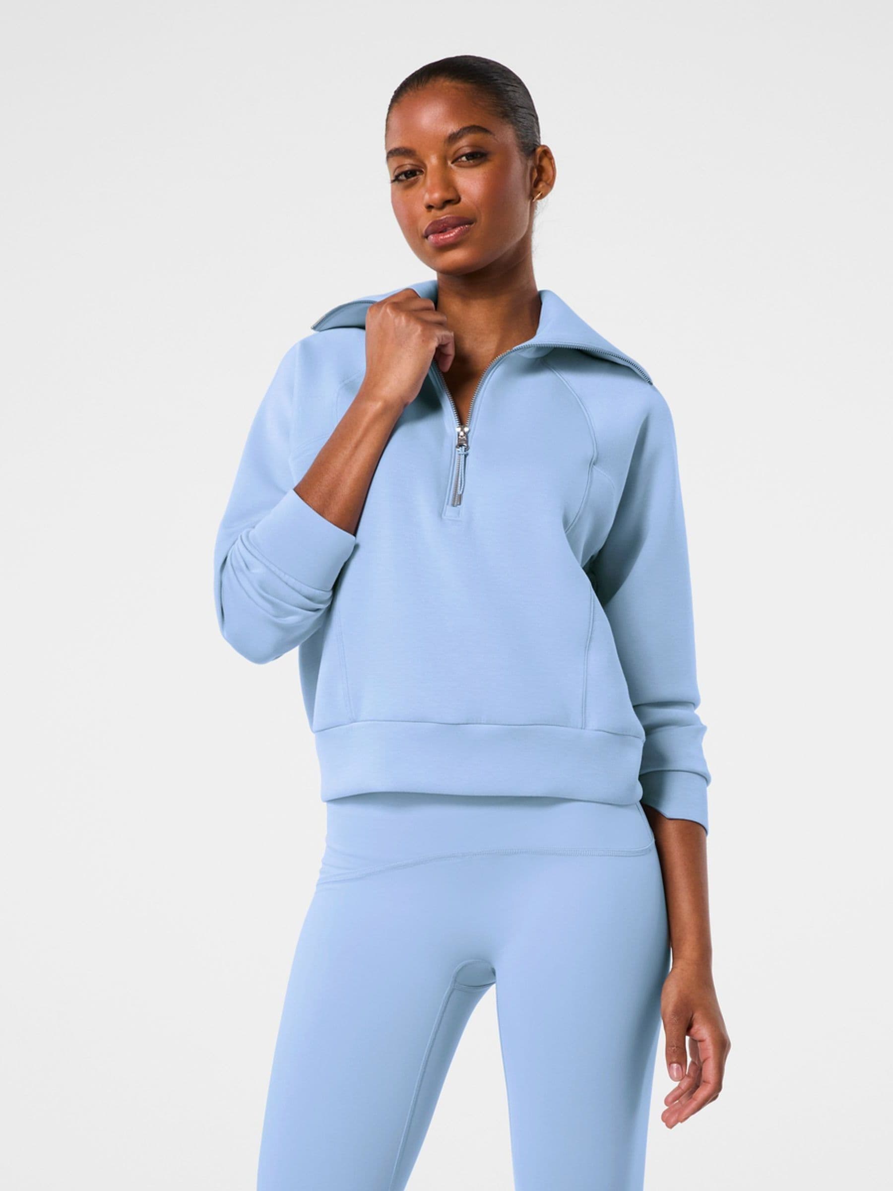 Buy SPANX Blue SPANX® AirEssentials Half Zip Sweatshirt from Next USA