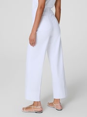 SPANXsupersmooth™ Stretch Twill Cropped Wide Leg Pants - Image 2 of 7