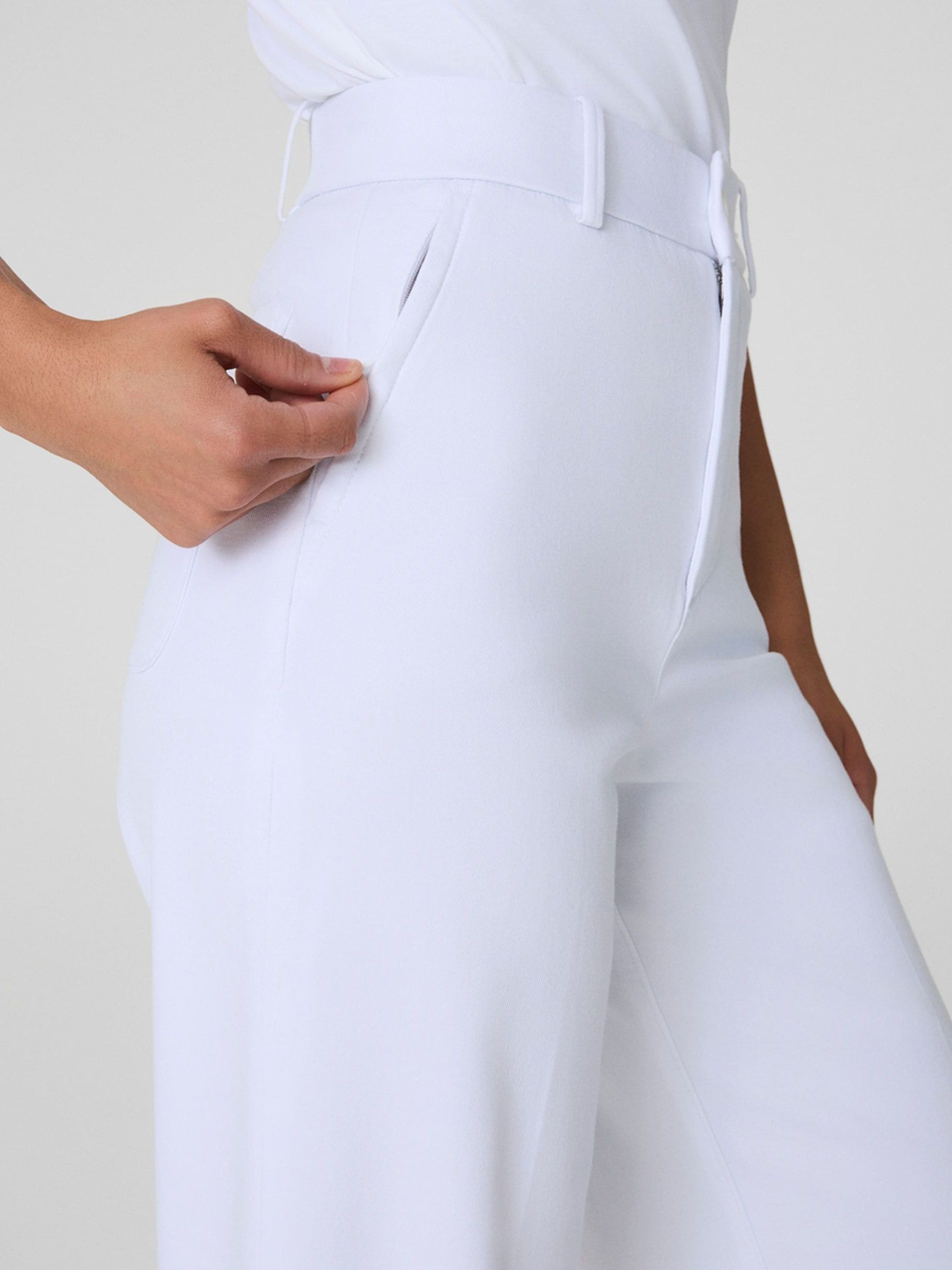 Buy SPANX White Cropped SPANXsupersmooth™ Stretch Twill Cropped