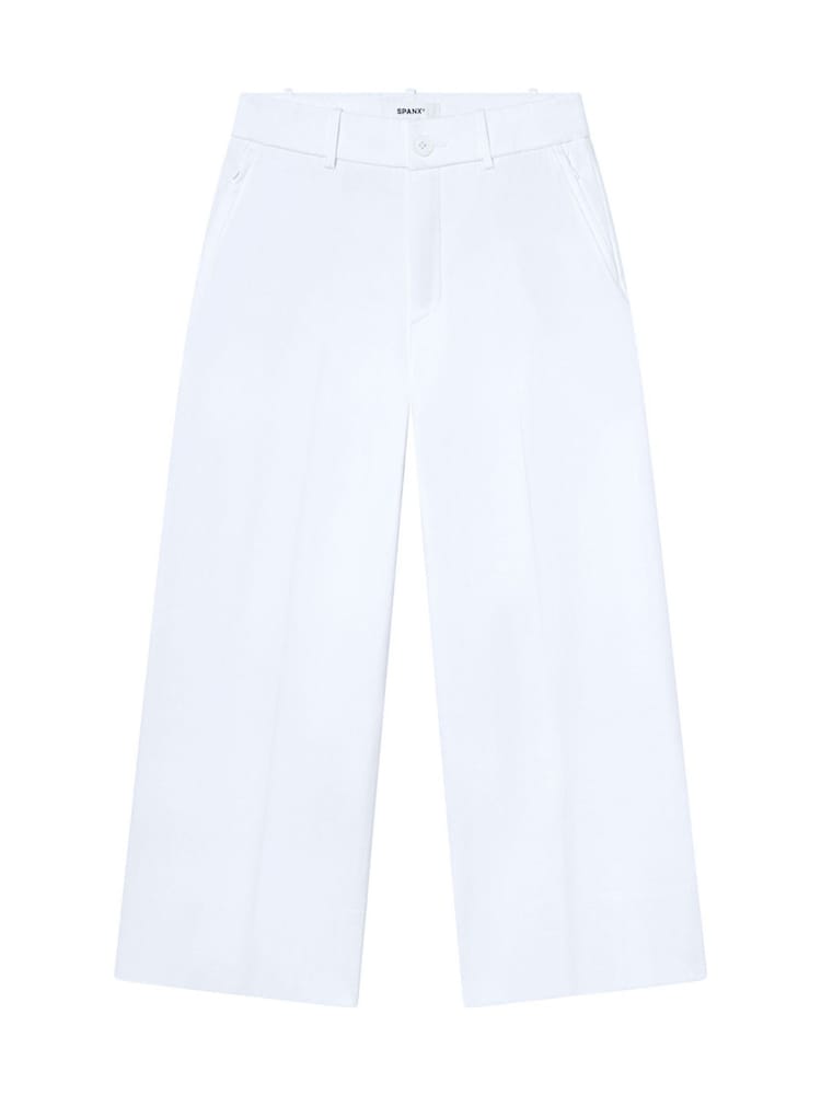 SPANXsupersmooth™ Stretch Twill Cropped Wide Leg Pants - Image 7 of 7