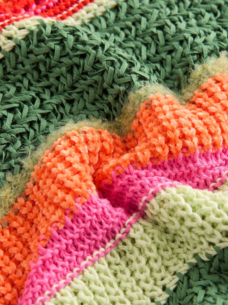 Multi Lumineux - Pull ras du cou décontracté à rayures Stitchy - Image 7 of 8
