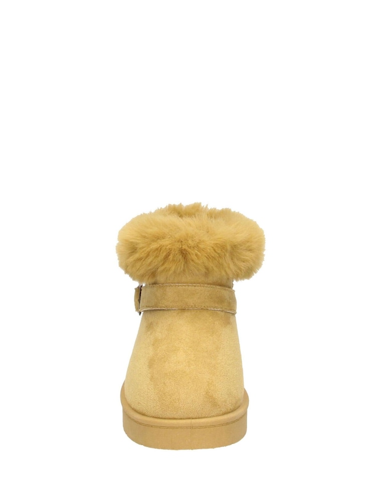 Marrón - Novo Lark Faux Fur Buckle Ankle Boots - Imagen 3 de 3 Marrón - Novo Lark Faux Fur Buckle Ankle Boots - Imagen 3 de 3