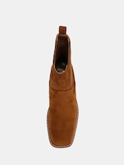 Novo Natural Standard Fit Gala Square Toe Chelsea Ankle Boots - Image 5 of 6