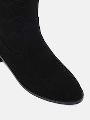 Novo Black Gwenda Flat Western Boots - Image 6 of 6