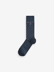 BOSS Blue Regular-Length Socks 2 Pack - Image 2 of 4