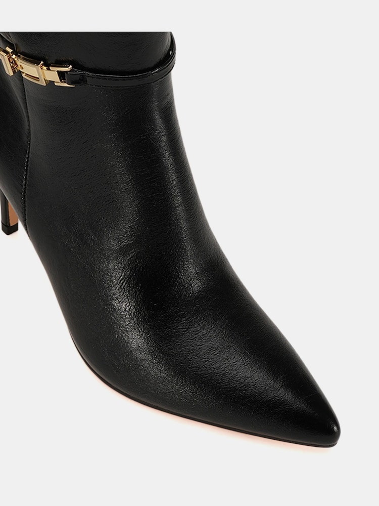 Novo Black Ginny Hardware Point Stiletto Knee Boots - Image 6 of 6