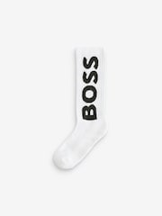 BOSS Multi Ribbed Cotton Socks 3 Pack - Image 2 of 4