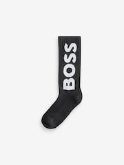 BOSS Multi Ribbed Cotton Socks 3 Pack - Image 3 of 4