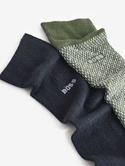 BOSS Patterned Regular Length 2 Pack Socks - Bild 5 von 5