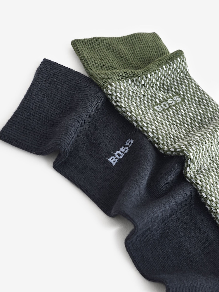BOSS Patterned Regular Length 2 Pack Socks - Bild 5 von 5 BOSS Patterned Regular Length 2 Pack Socks - Bild 5 von 5