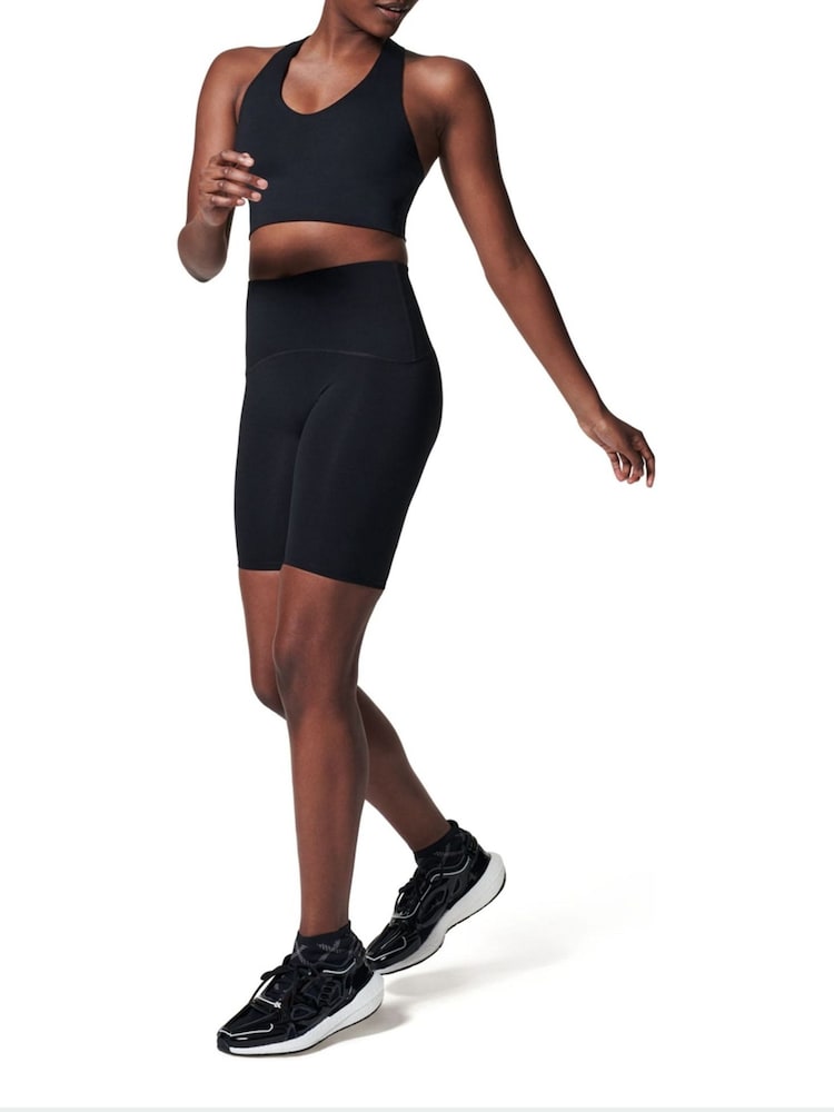 Spanx Longline Medium Impact Sports Black Bra - Image 2 of 4