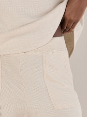 Apricot Natural Patch Pocket Textured Joggers - Image 4 of 4