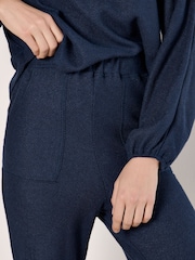 Apricot Blue Patch Pocket Textured Joggers - Image 3 of 4