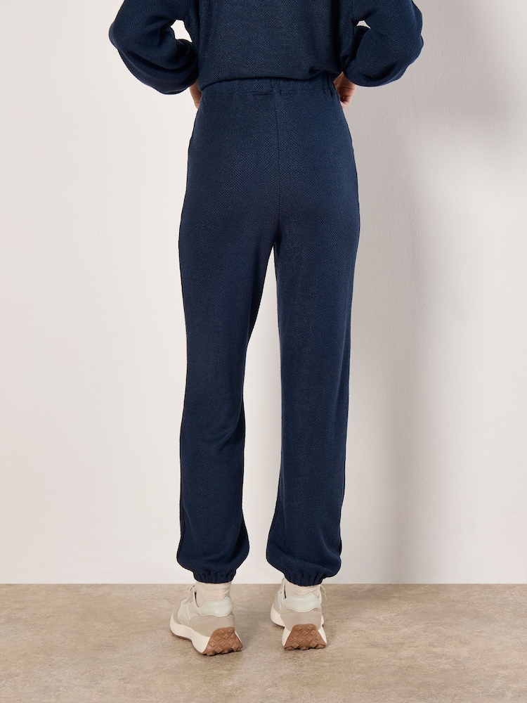 Apricot Blue Patch Pocket Textured Joggers - Image 4 of 4