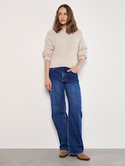 Apricot Natural Chunky Cable Knit Jumper - Image 2 of 4