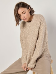 Apricot Natural Two Tone Knit Jumper - Image 3 of 4