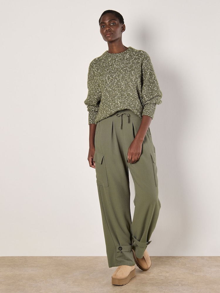 Apricot Green Two Tone Knit Jumper - Image 2 of 4