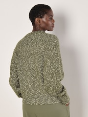 Apricot Green Two Tone Knit Jumper - Image 4 of 4