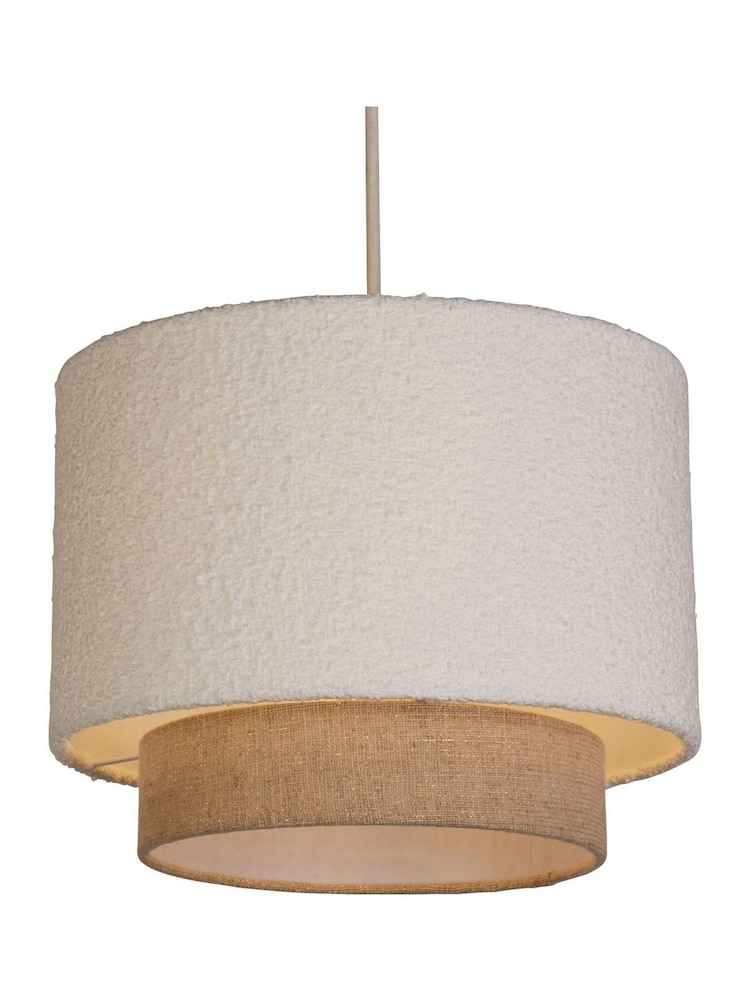 Searchlight White Wimbourne 2 Tier Shade - Image 2 of 4