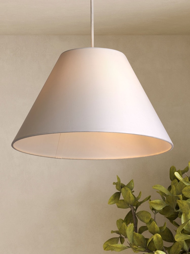 Searchlight White Spire Coolie Shade - Image 1 of 4 Searchlight White Spire Coolie Shade - Image 1 of 4