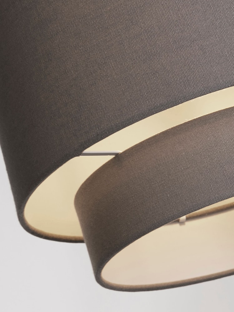 Searchlight Grey Gothic Drum Shade - Image 4 of 4