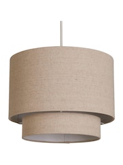 Searchlight Natural Gemini Drum Shade - Image 3 of 4