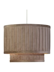 Searchlight Taupe Mink Wide Pleat Shade - Image 2 of 4
