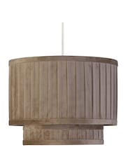 Searchlight Taupe Mink Wide Pleat Shade - Image 3 of 4