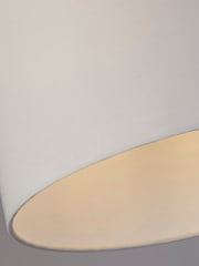 Searchlight White Glacier Cotton Drum Shade - Image 4 of 4