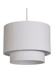 Searchlight White Arctic Drum Shade - Image 3 of 4