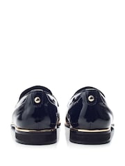 Moda in Pelle Evvaa Flat Slip on Tassle Leather Barrel Loafers - Image 3 of 4