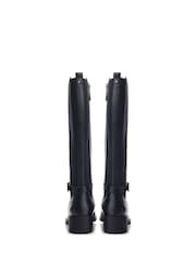 Moda in Pelle Radelle Buckle Detail Leather Riding Boots - Image 3 of 4