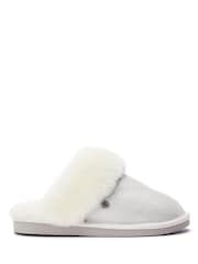 Moda in Pelle Nightfall Shearling Slippers Mules - Image 1 of 4