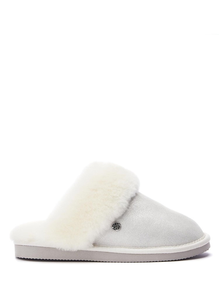 Moda in Pelle Nightfall Shearling Slippers Mules - Image 1 of 4