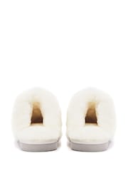 Moda in Pelle Nightfall Shearling Slippers Mules - Image 3 of 4