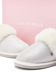Moda in Pelle Nightfall Shearling Slippers Mules - Image 4 of 4