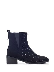 Moda in Pelle Pernelle Studded Front Detailed Smart Black Boots - Image 1 of 4
