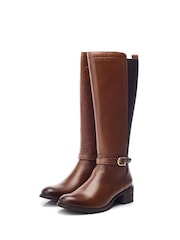 Moda in Pelle Radelle Buckle Detail Leather Riding Boots - Image 2 of 4