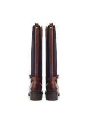 Moda in Pelle Radelle Buckle Detail Leather Riding Boots - Image 3 of 4