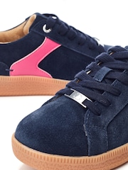 Moda in Pelle ALLETTE COLOUR BLOCK SUEDE TRAINER - Image 4 of 4