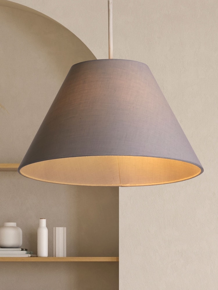 Searchlight Grey Apex Coolie Shade - Image 1 of 4