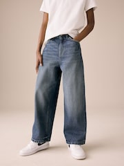 Dark Blue Denim Super-wide Fit Authentic Jeans (3-16yrs) - Image 1 of 5