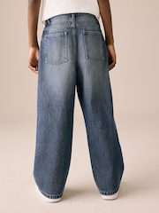 Dark Blue Denim Super-wide Fit Authentic Jeans (3-16yrs) - Image 3 of 5