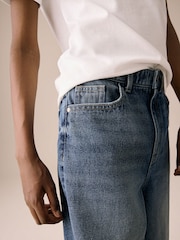 Dark Blue Denim Super-wide Fit Authentic Jeans (3-16yrs) - Image 5 of 5
